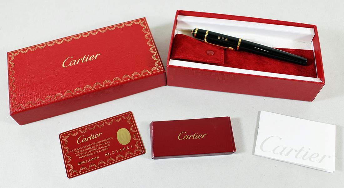 DIABLO DE CARTIER FOUNTAIN PEN 18K NIB W/ BOX (1 of 3)