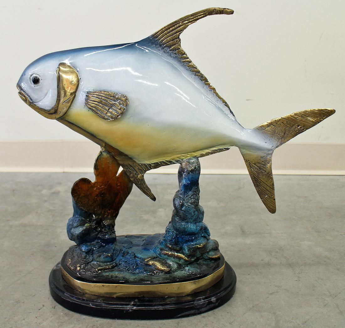 JAY WILLIAMS BRONZE FISH SCULPTURE (1 of 3)