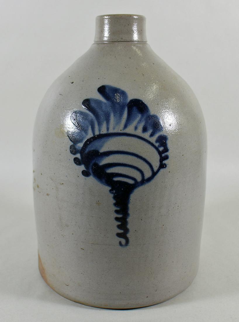 SALT GLAZE STONEWARE JUG (1 of 2)