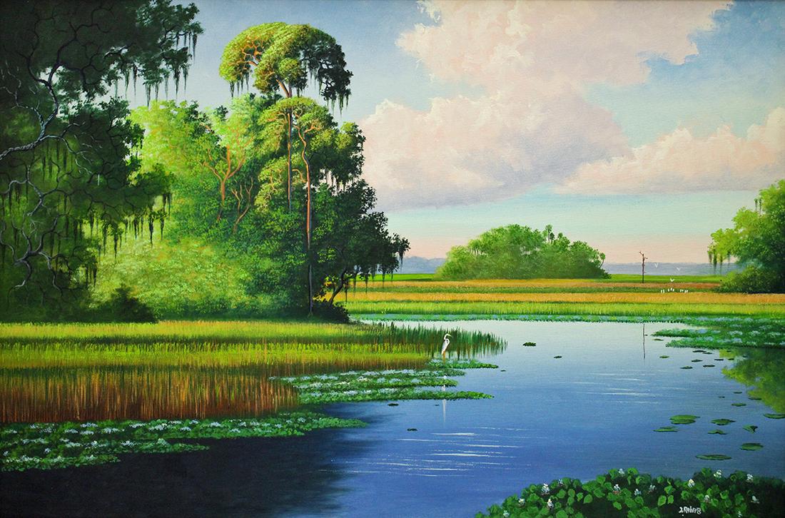 LIVINGSTON ROBERTS HIGHWAYMEN PAINTING (1 of 6)