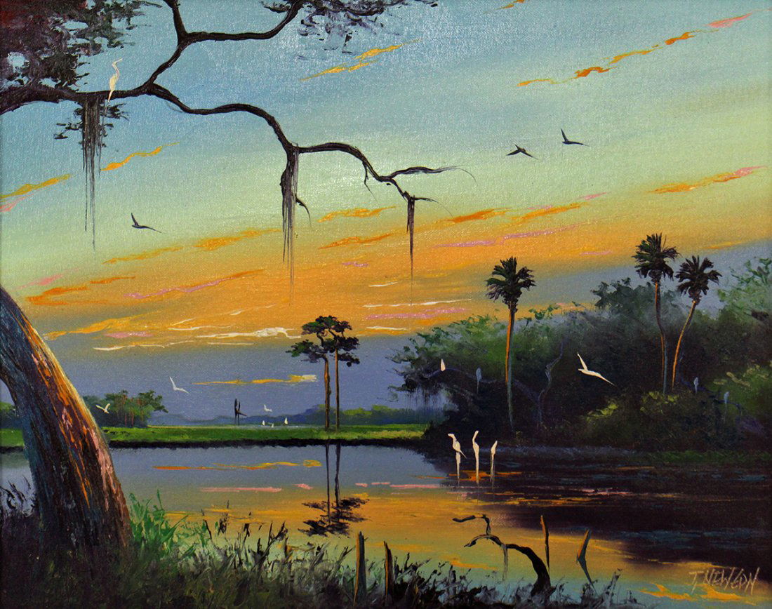 TRACY NEWTON PAINTING (1 of 3)