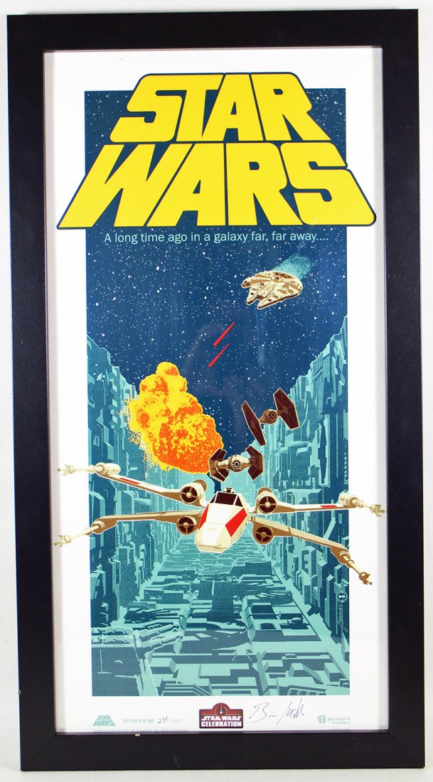 STAR WARS BRIAN MILLER SIGNED POSTER (1 of 2)