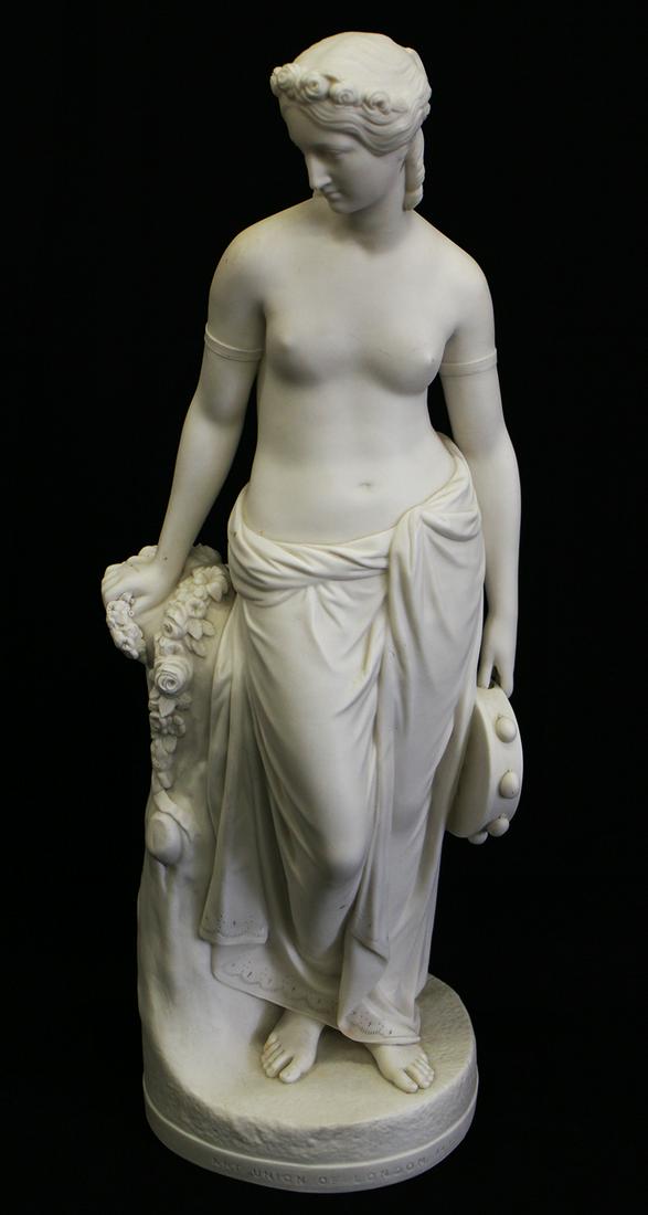 COPELAND WHITE PORCELAIN FIGURINE (1 of 6)