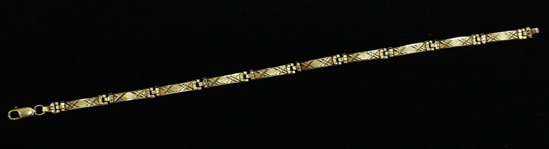 14K YELLOW GOLD BRACELET (1 of 2)