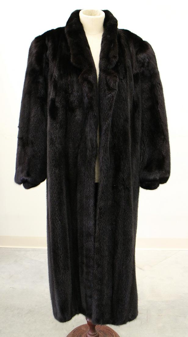 SAGA BLACK MINK COAT (1 of 3)
