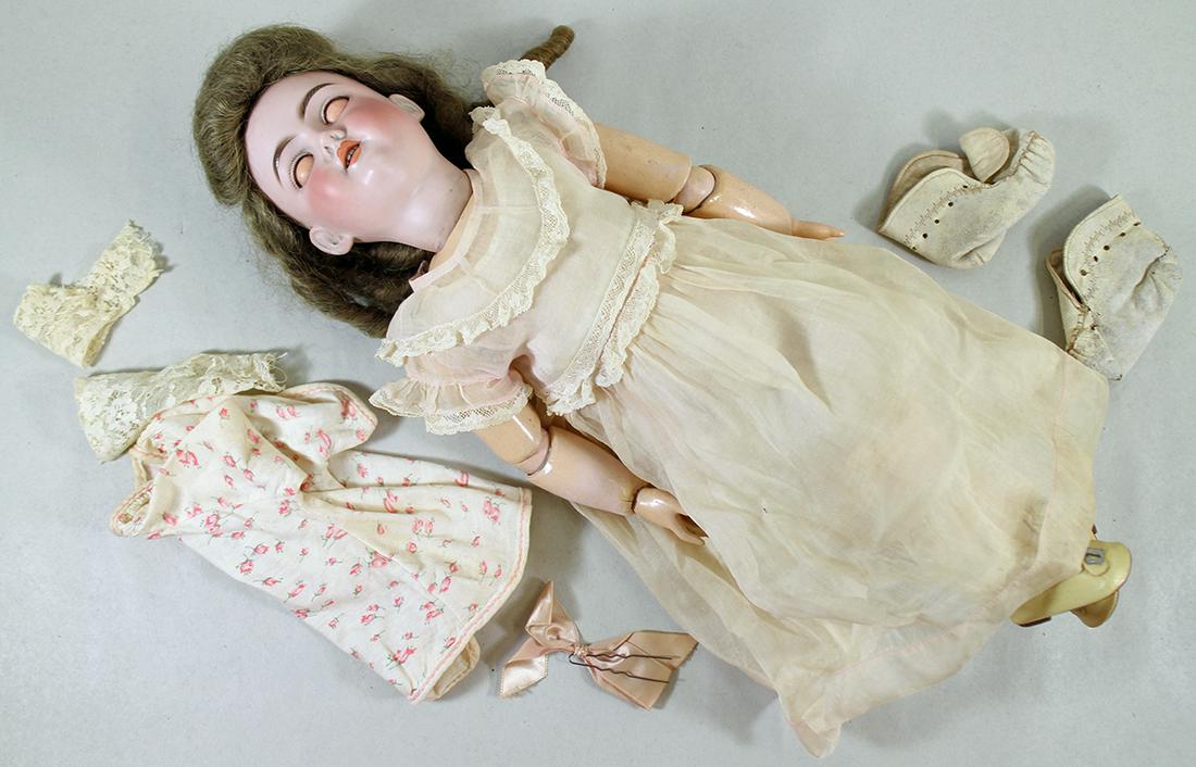 19th CENTURY GERMAN BISQUE DOLL (1 of 5)