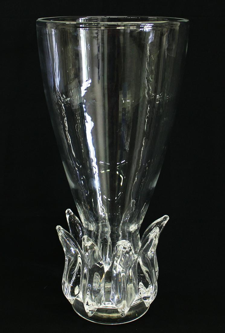 LARGE STEUBEN CRYSTAL VASE (1 of 3)
