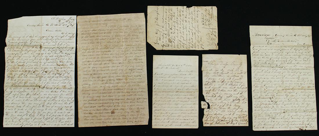 1860's & CIVIL WAR ERA LETTERS (1 of 6)