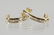 10KT YELLOW GOLD DIAMOND HOOP EARRINGS - 3