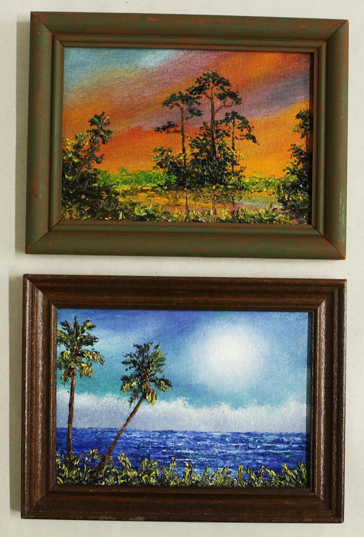 (2) REDMAN FLORIDA PAINTINGS (1 of 4)