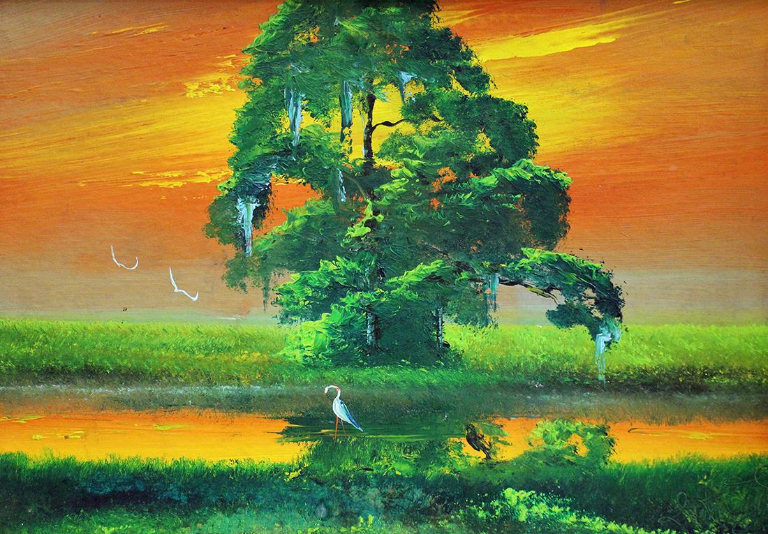 ISAAC KNIGHT HIGHWAYMEN PAINTING (1 of 4)