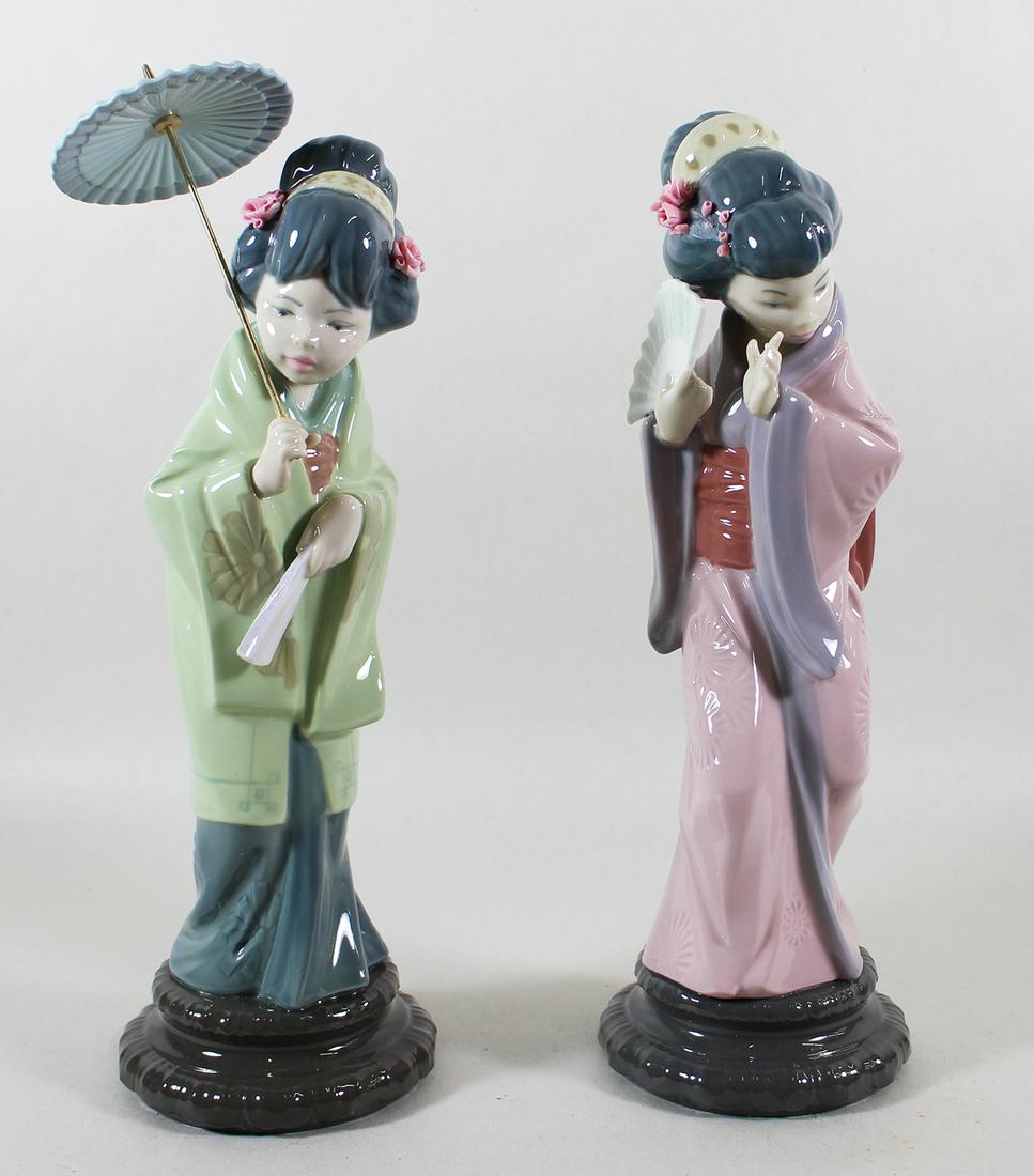 (2) LLADRO GEISHA FIGURINES (1 of 3)