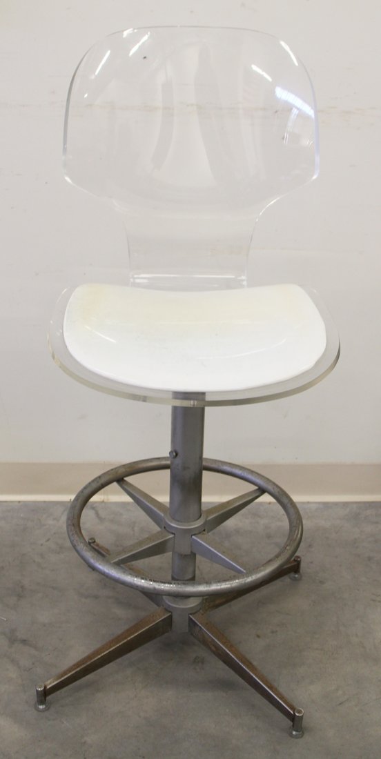 MODERN LUCITE BAR STOOL (1 of 2)