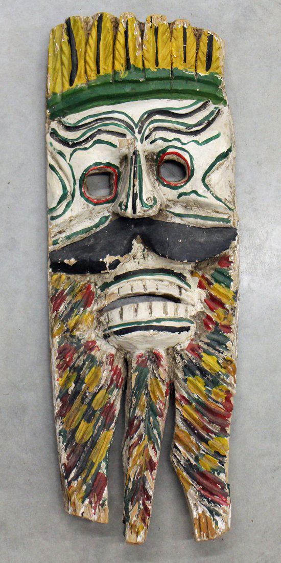 AFRICAN POLYCHROME MASK (1 of 2)
