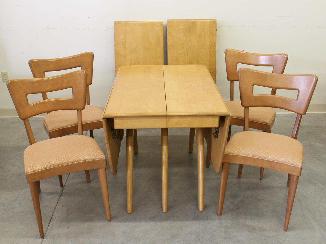 HEYWOOD WAKEFIELD MODERN DINING TABLE & CHAIRS (1 of 4)