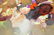 FELIX MAS "BIRD & BUTTERFLY FLOWERS" PAINTING - 2