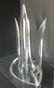 MID CENTURY MODERN VAN TEAL LUCITE SCULPTURE - 7