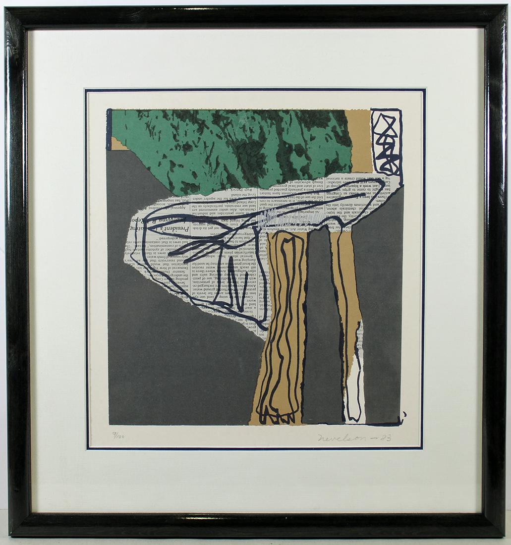 LOUISE NEVELSON SCREENPRINT (1 of 4)