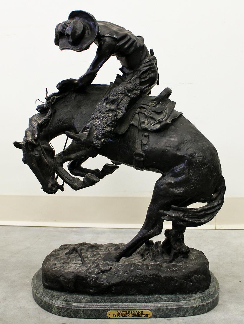 FREDERIC REMINGTON "RATTLESNAKE" BRONZE (1 of 3)