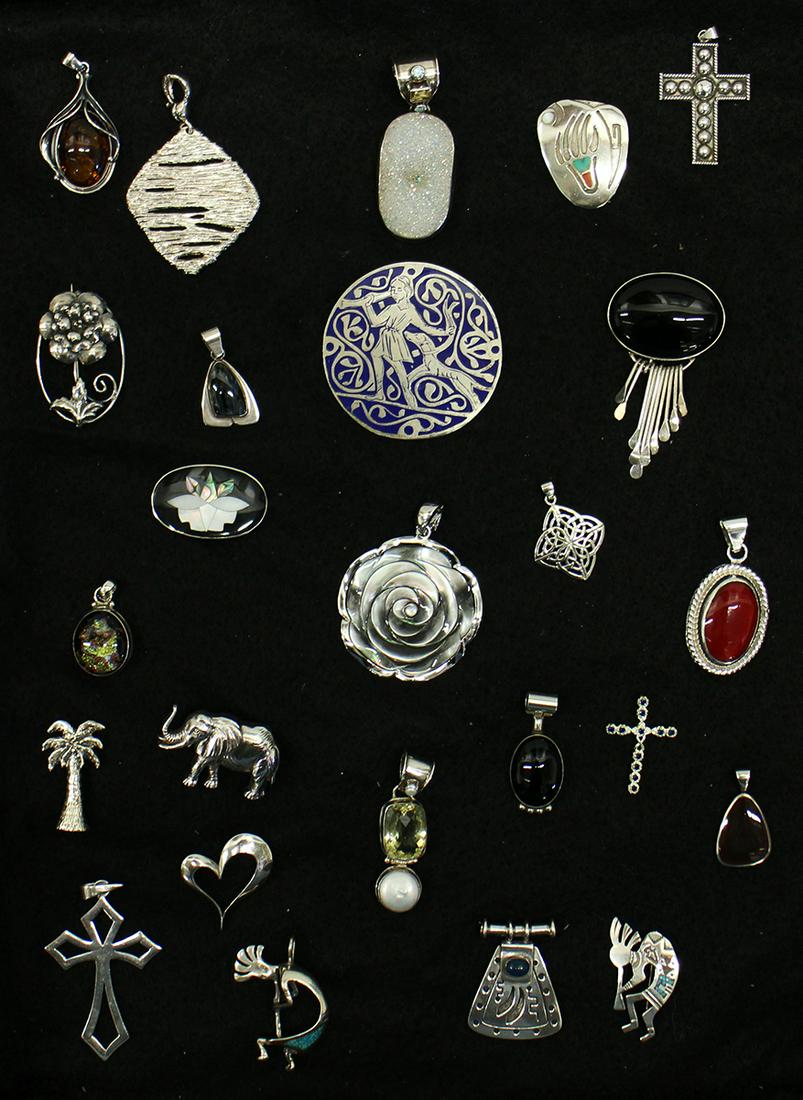 STERLING SILVER PENDANTS (1 of 3)