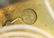 F. MARTI FRENCH BRASS WALL CLOCK - 5