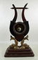 WOOD HARP DOLPHIN CLOCK - 2