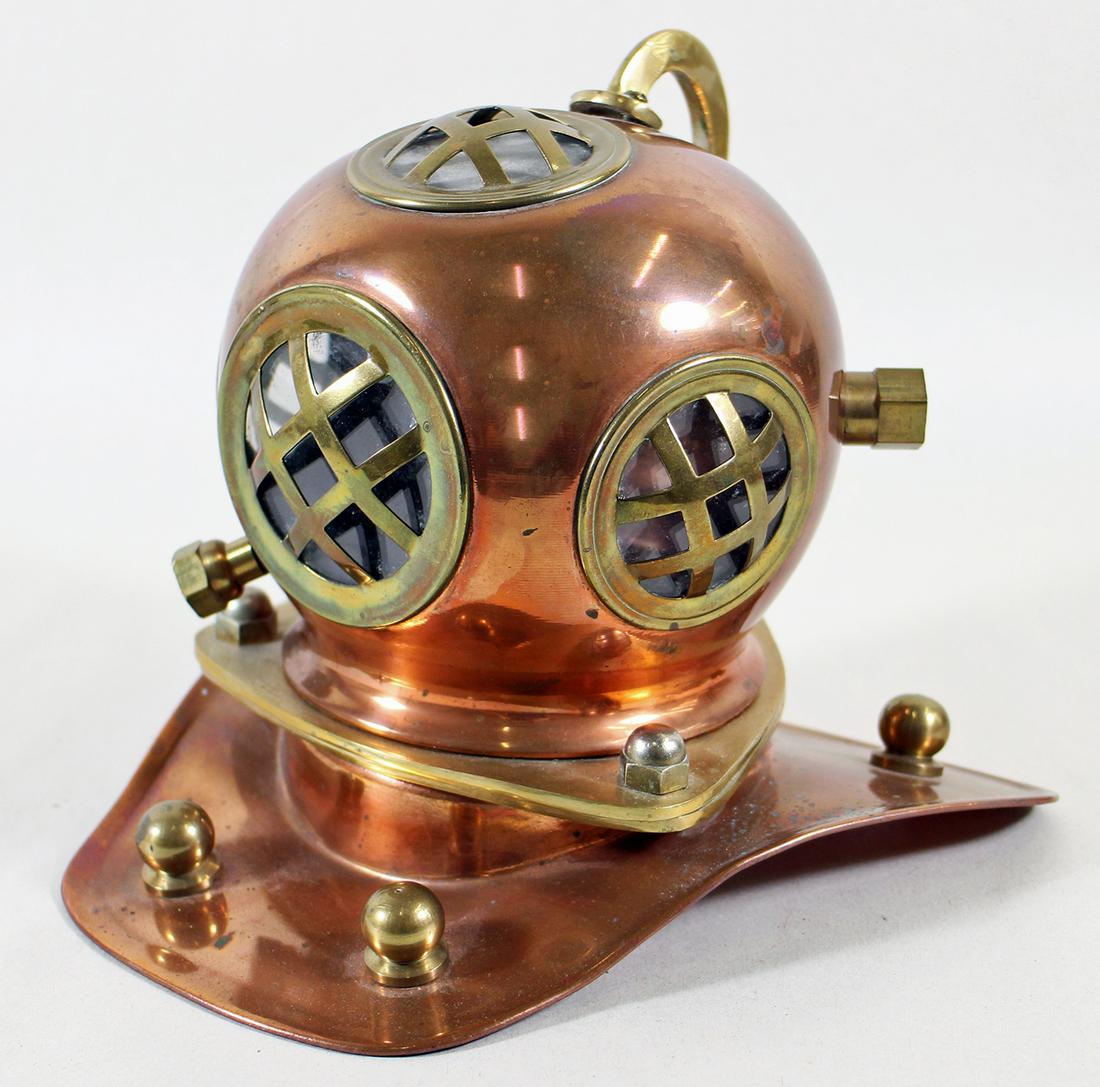 MINIATURE COPPER DIVER HELMET (1 of 3)