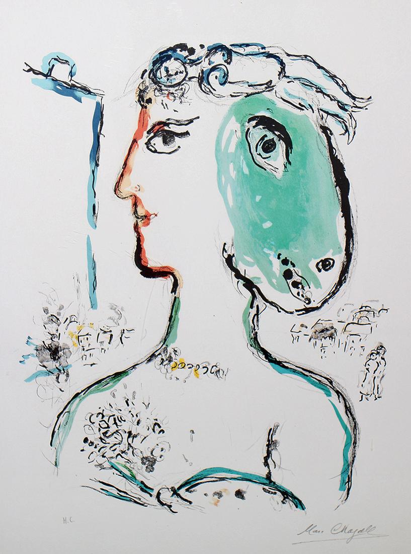 MARC CHAGALL H.C. LITHOGRAPH (1 of 5)