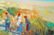 NICOLA SIMBARI "FIGURES BY THE SEA" PAINTING - 2