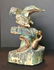 ANTIQUE AMERICAN EAGLE & RATTLESNAKE WOOD CARVING - 2
