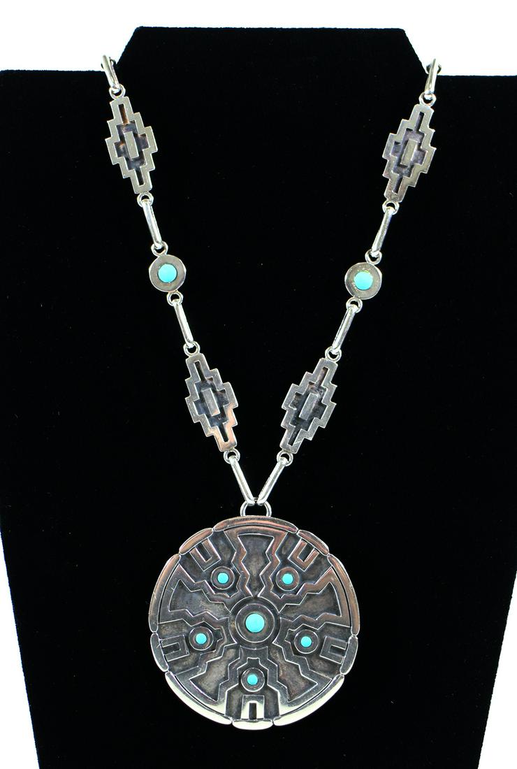 PEDRO CASTILLO TAXCO MEXICAN STERLING NECKLACE (1 of 4)