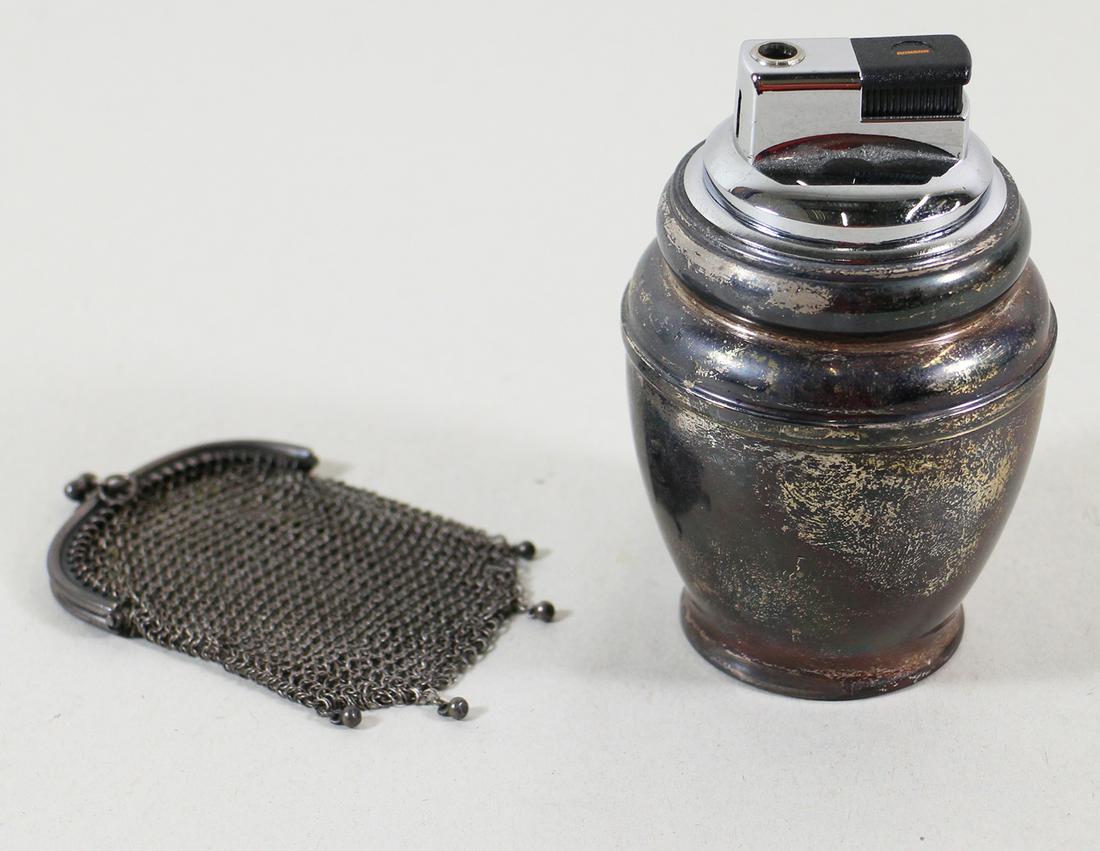 800 SILVER LIGHTER & CHANGE PURSE (1 of 2)