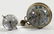 (2) CRYSTAL BALL CLOCKS