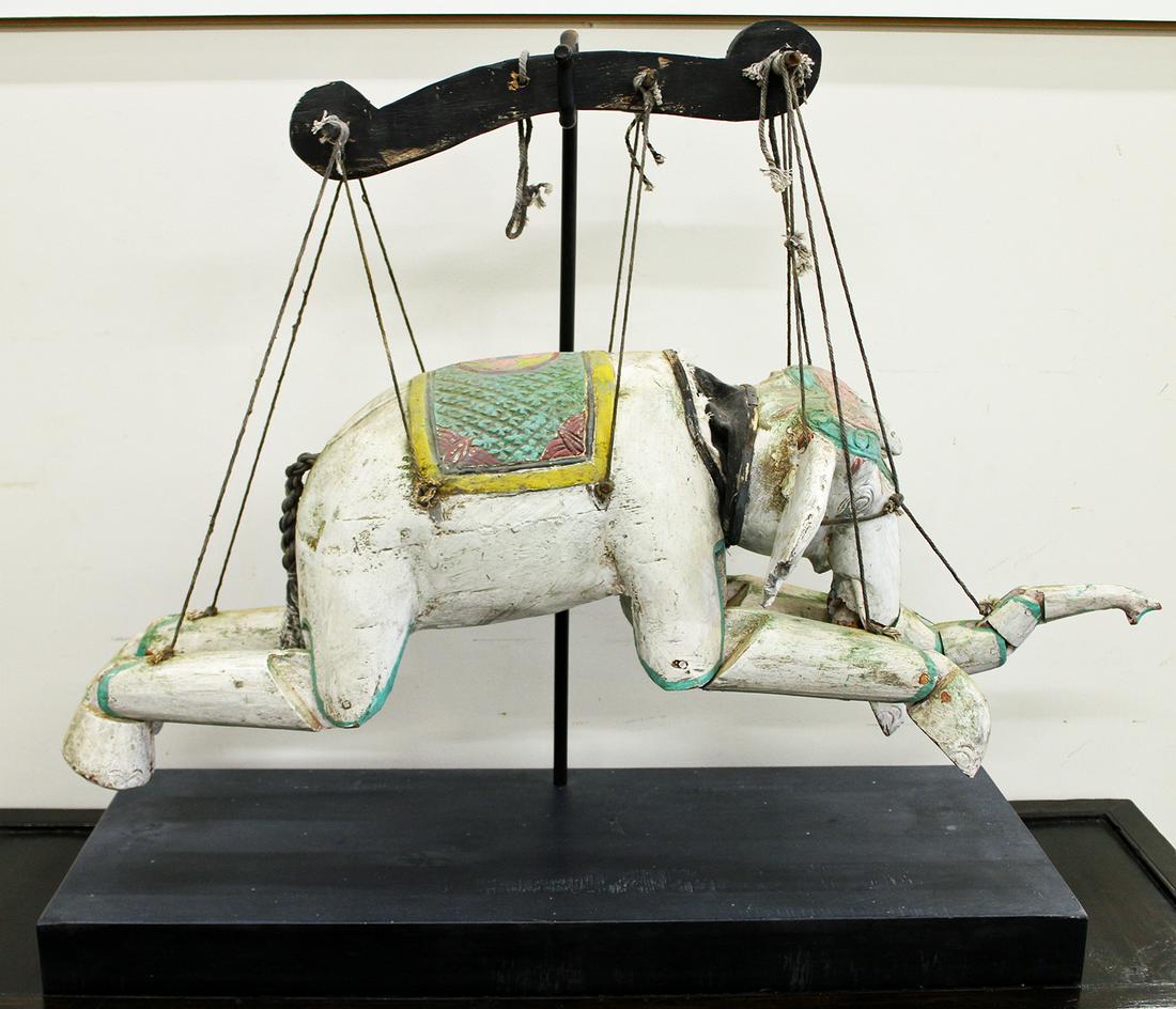 ELEPHANT MARIONETTE PUPPET (1 of 3)