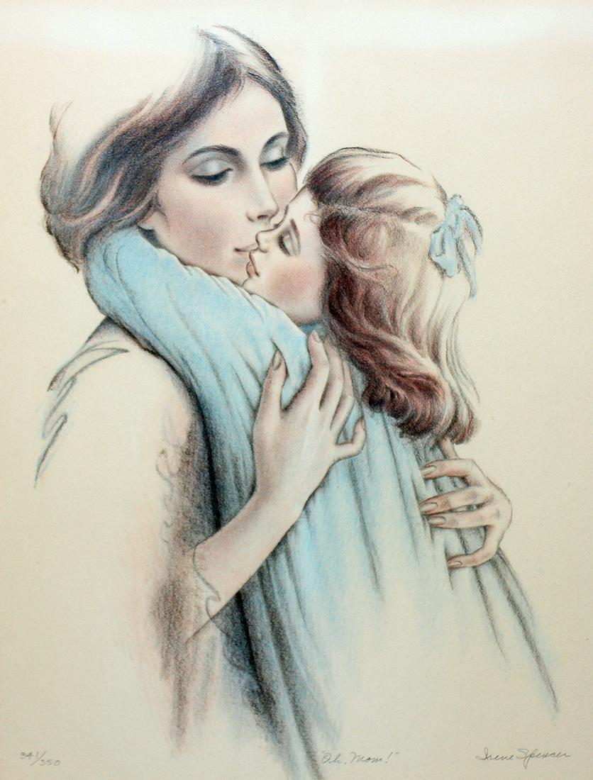 IRENE SPENCER LITHOGRAPH (1 of 3)