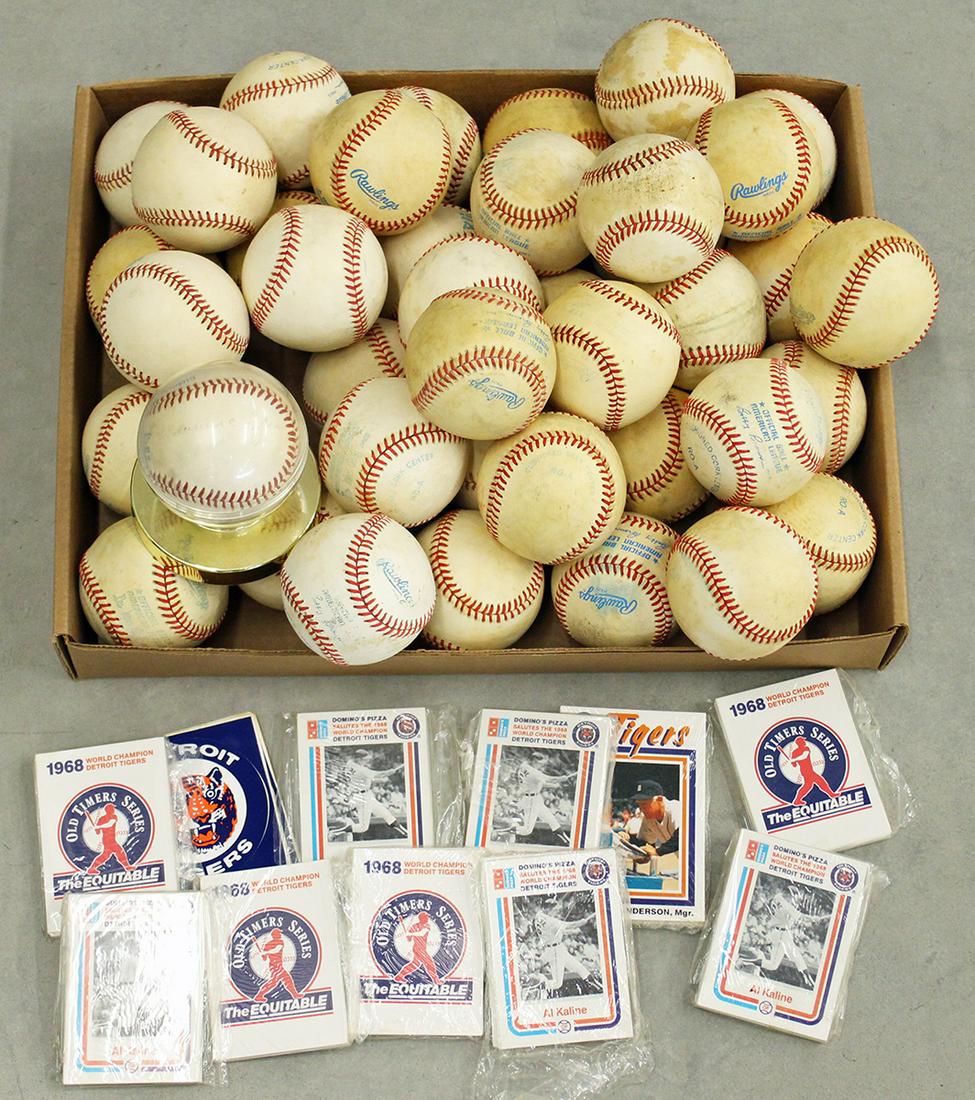 DETROIT TIGERS GAME USED BASEBALLS & MORE (1 of 3)