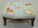 NEEDLEPOINT FOOT STOOL