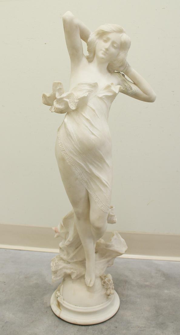ALABASTER SCULPTURE SIGNED LUIGI (1 of 6)