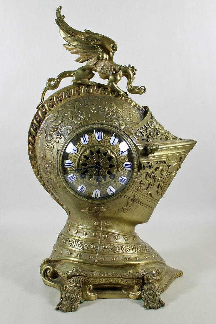 KNIGHT HELMET CLOCK (1 of 6)