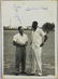 SATCHEL PAIGE & SID GORDON SIGNED BASEBALL PHOTO