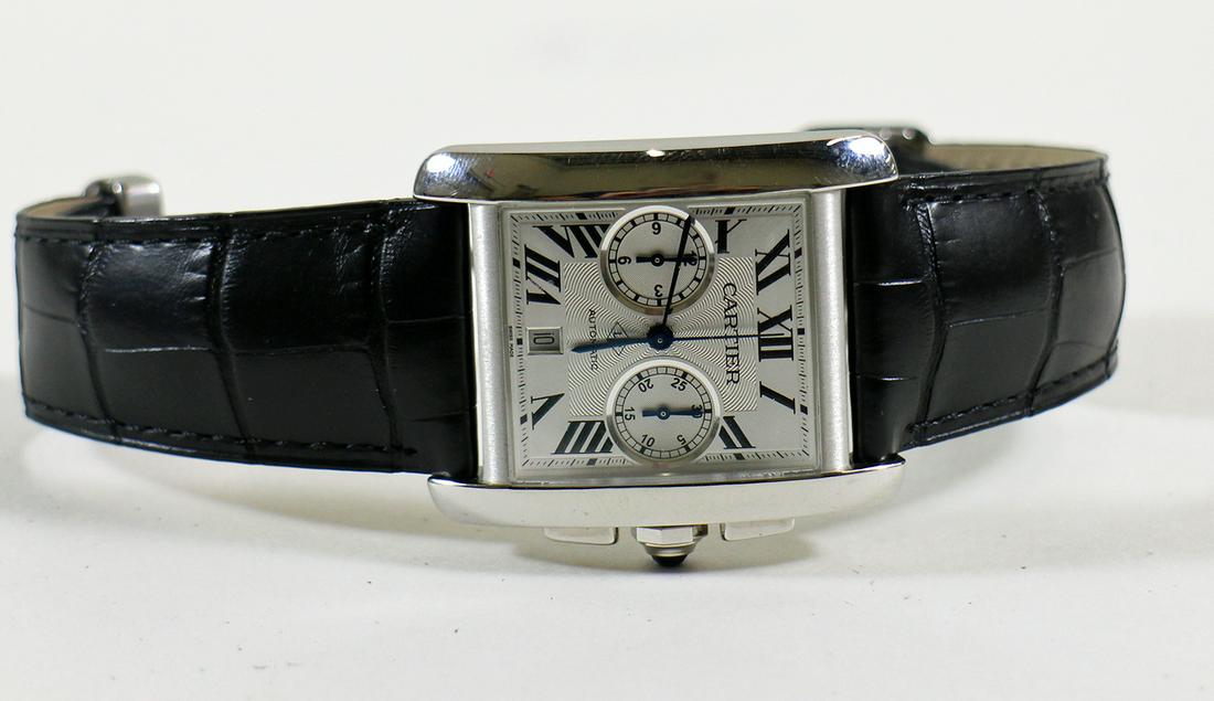 CARTIER TANK AUTOMATIC WRISTWATCH (1 of 5)