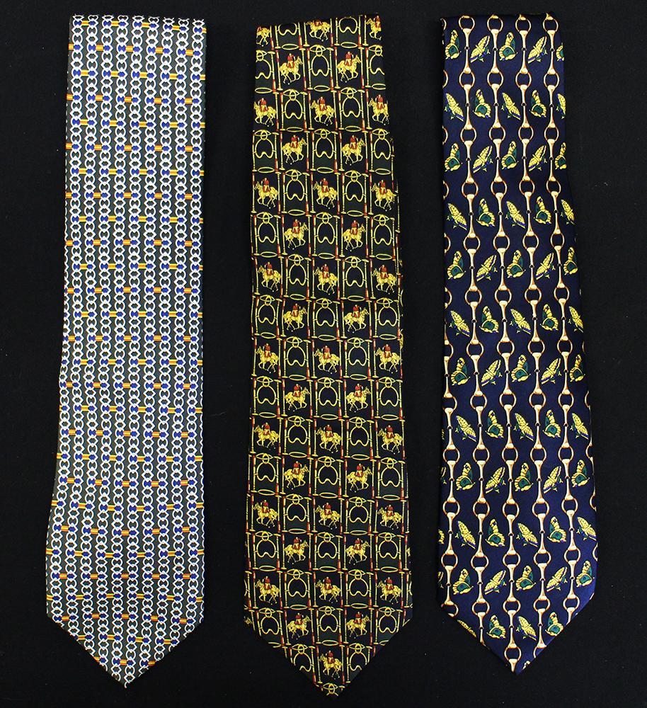 (3) HERMES TIES (1 of 2)