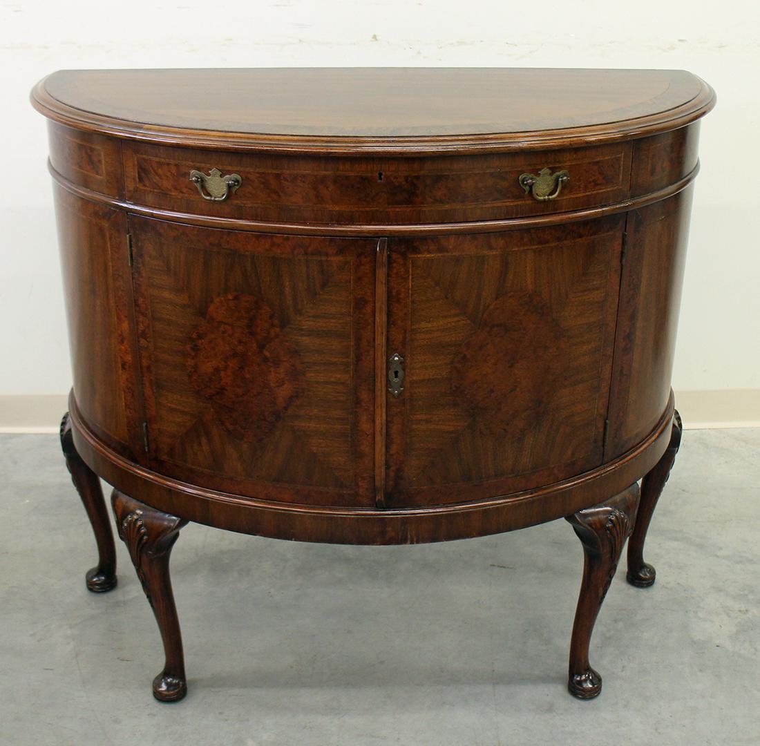 ANTIQUE HALF MOON CABINET (1 of 5)