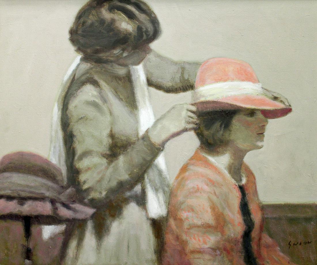 ANDRE GISSON "NEW HAT" PAINTING (1 of 4)