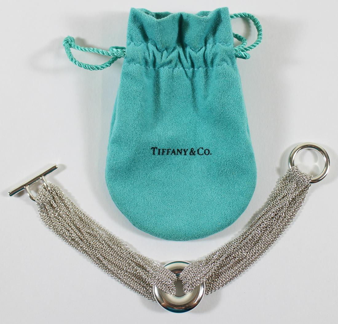 TIFFANY & CO. STERLING MESH BRACELET (1 of 3)