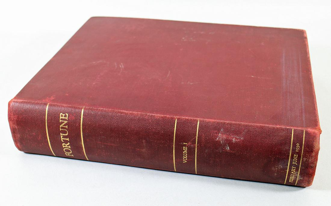 FORTUNE MAGAZINES 1930'S VOLUME 1 (1 of 5)