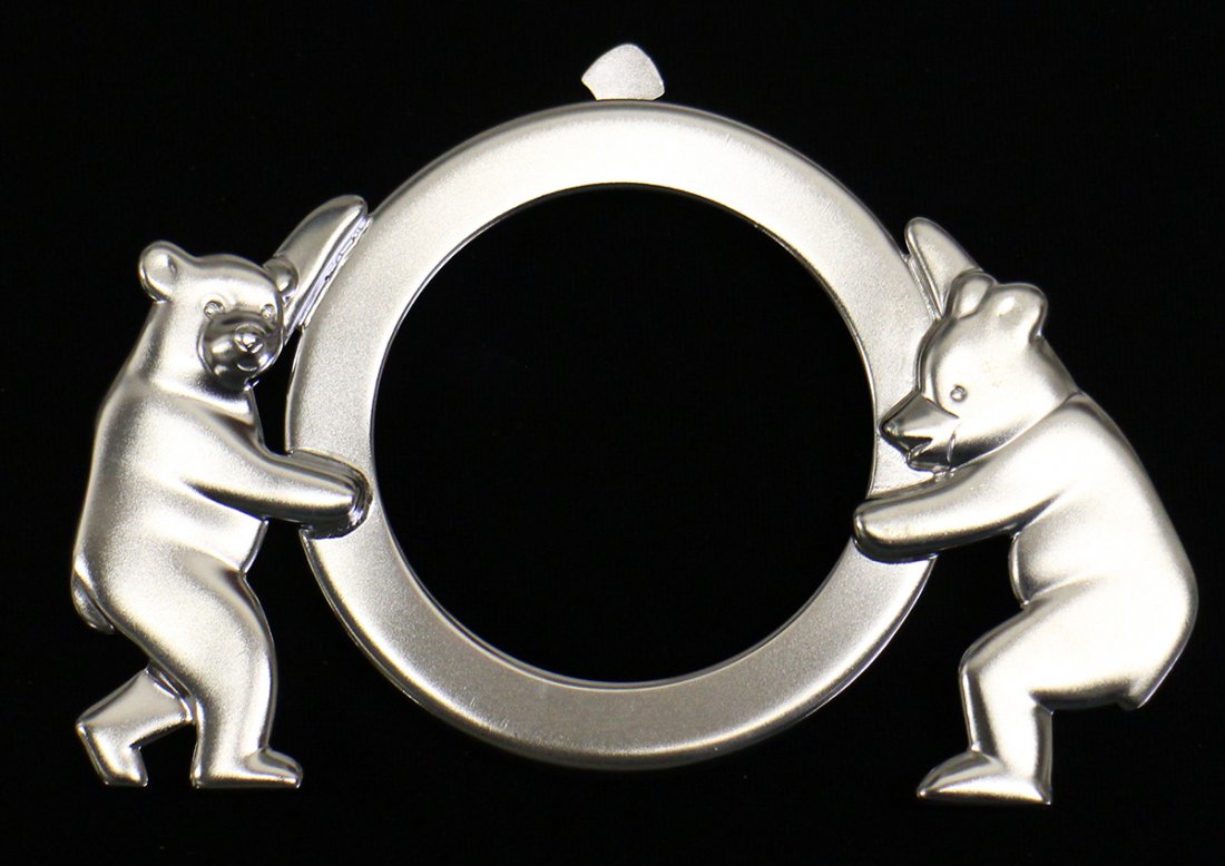 RARE TIFFANY & CO. MAKERS STERLING BEAR FRAME (1 of 4)