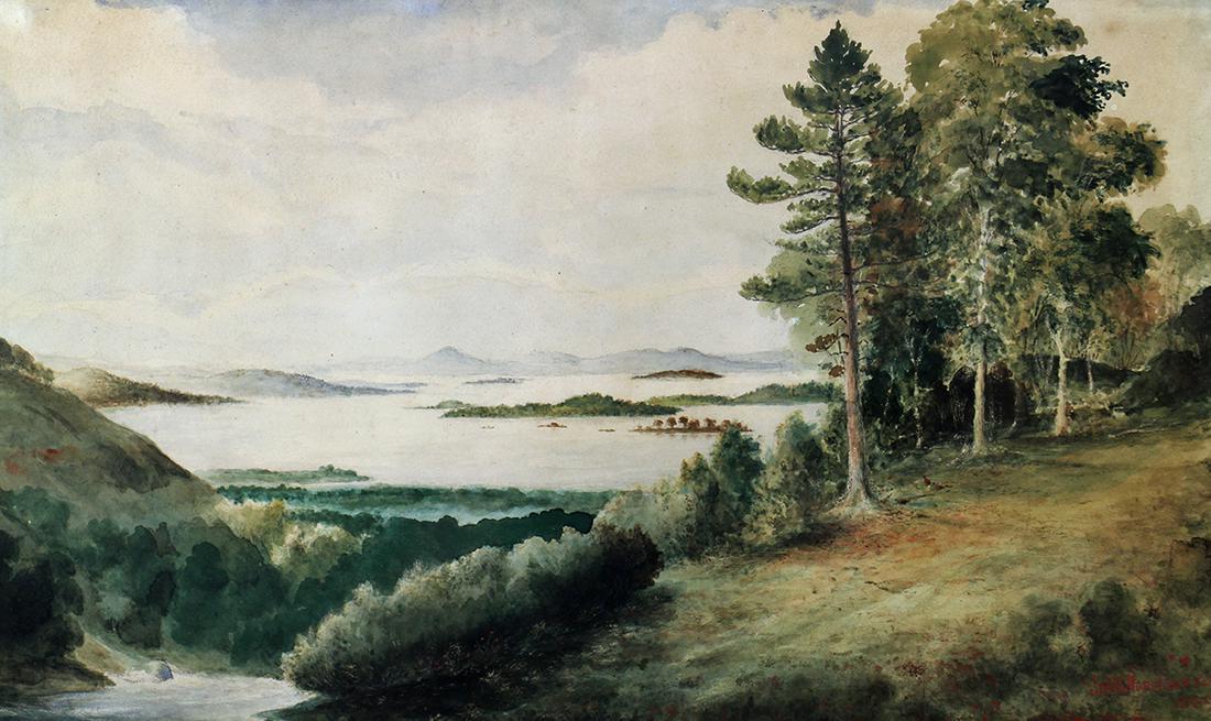 JOHN HOPE MACNIVEN CANADIAN LANSCAPE WATERCOLOR (1 of 3)