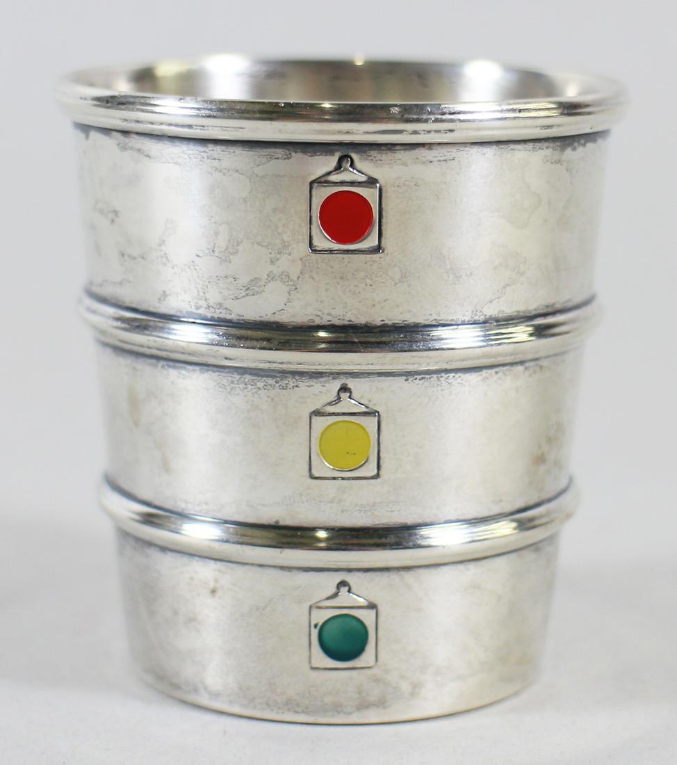 GORHAM STOPLIGHT STERLING SILVER SHOT JIGGER (1 of 3)