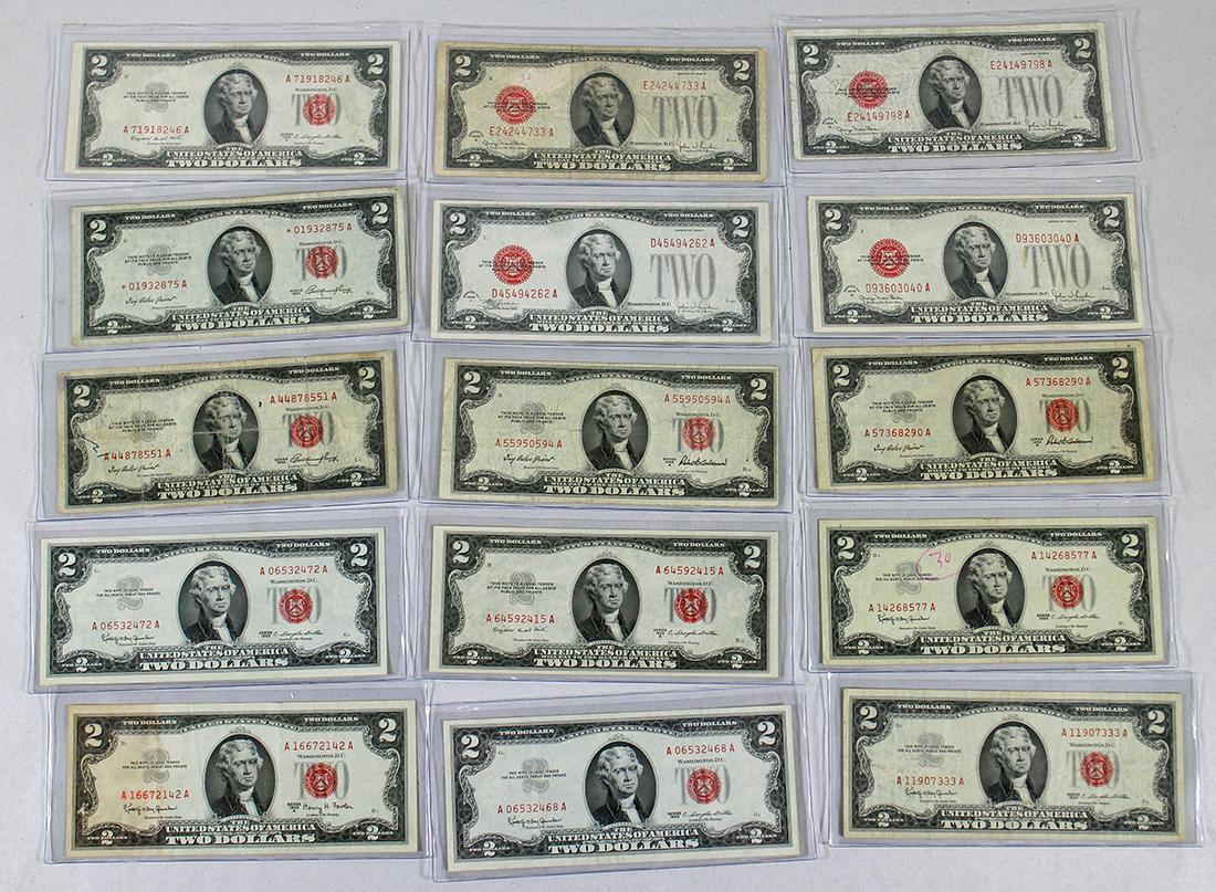 (15) $2 RED LETTER NOTES (1 of 3)